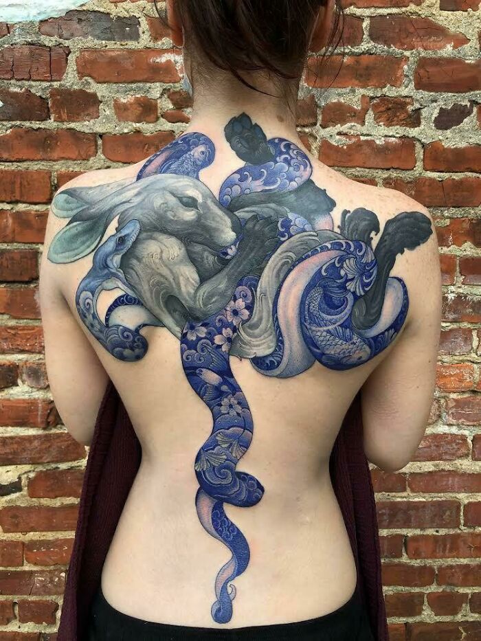 Hecho por Erin Chance en Unkindness Art en Richmond, Virginia inspirado en la escultura de Beth Cavener 