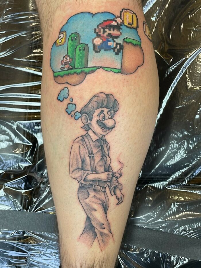 Mario va a trabajar - Mat Frankin, Tat Franklin Studios / Columbus, Ohio