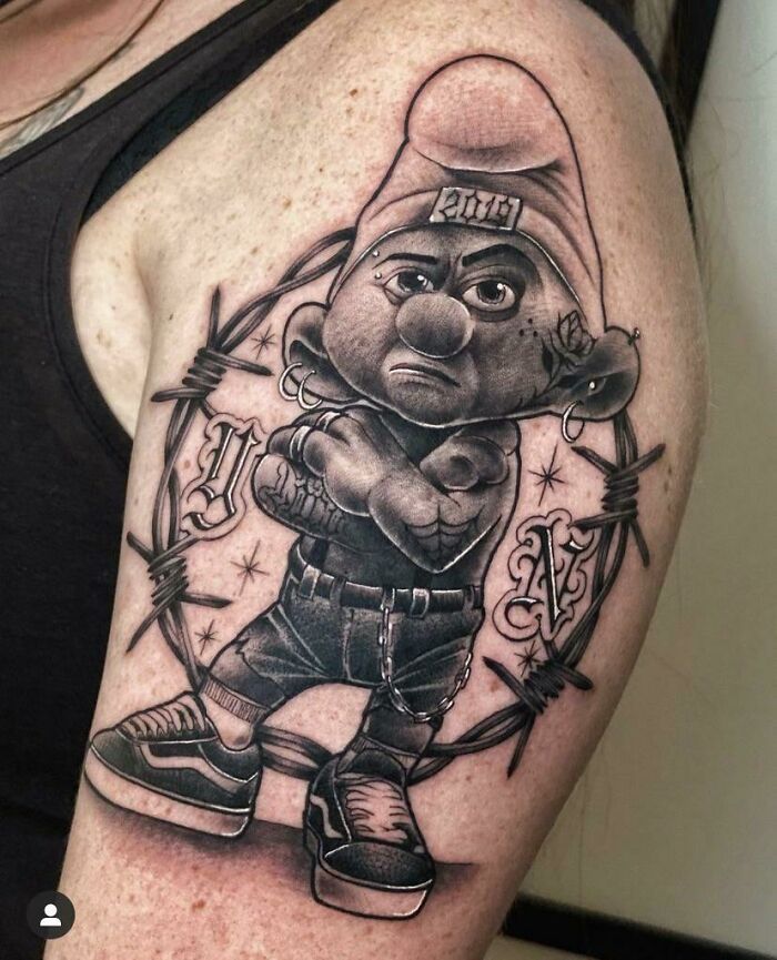 Tatuaje técnicamente muy bueno, pero