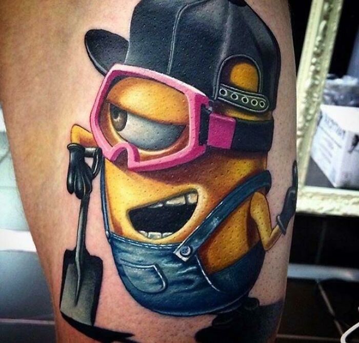 Este tatuaje de minion