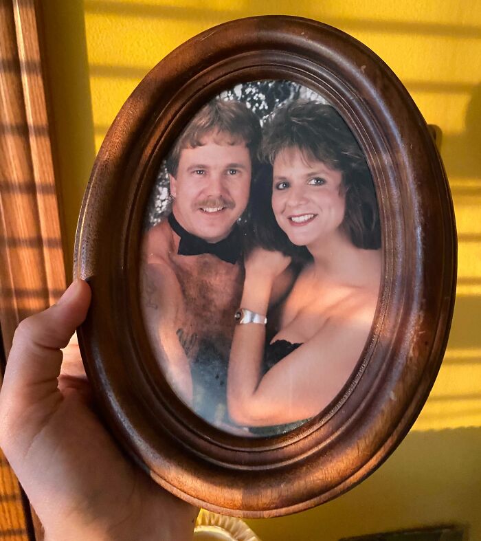 La foto de la boda de mis padres en 1991 