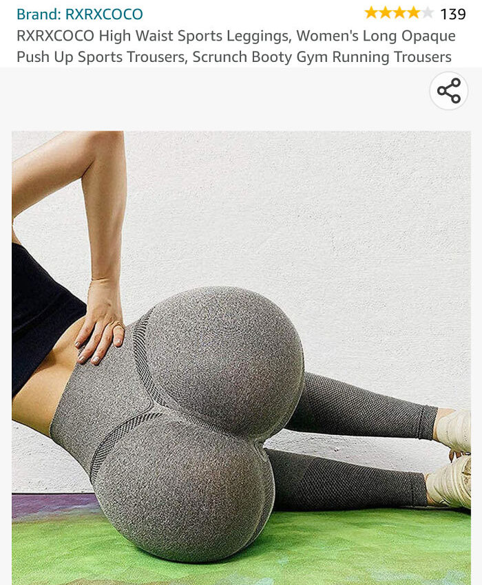 "Leggings moldeadores de glúteos"