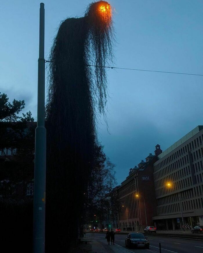 Esta farola de Breslavia, Polonia
