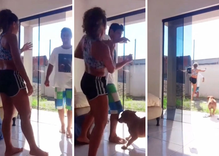 Un pervertido se mete a la casa de una mujer mientras ella bailaba