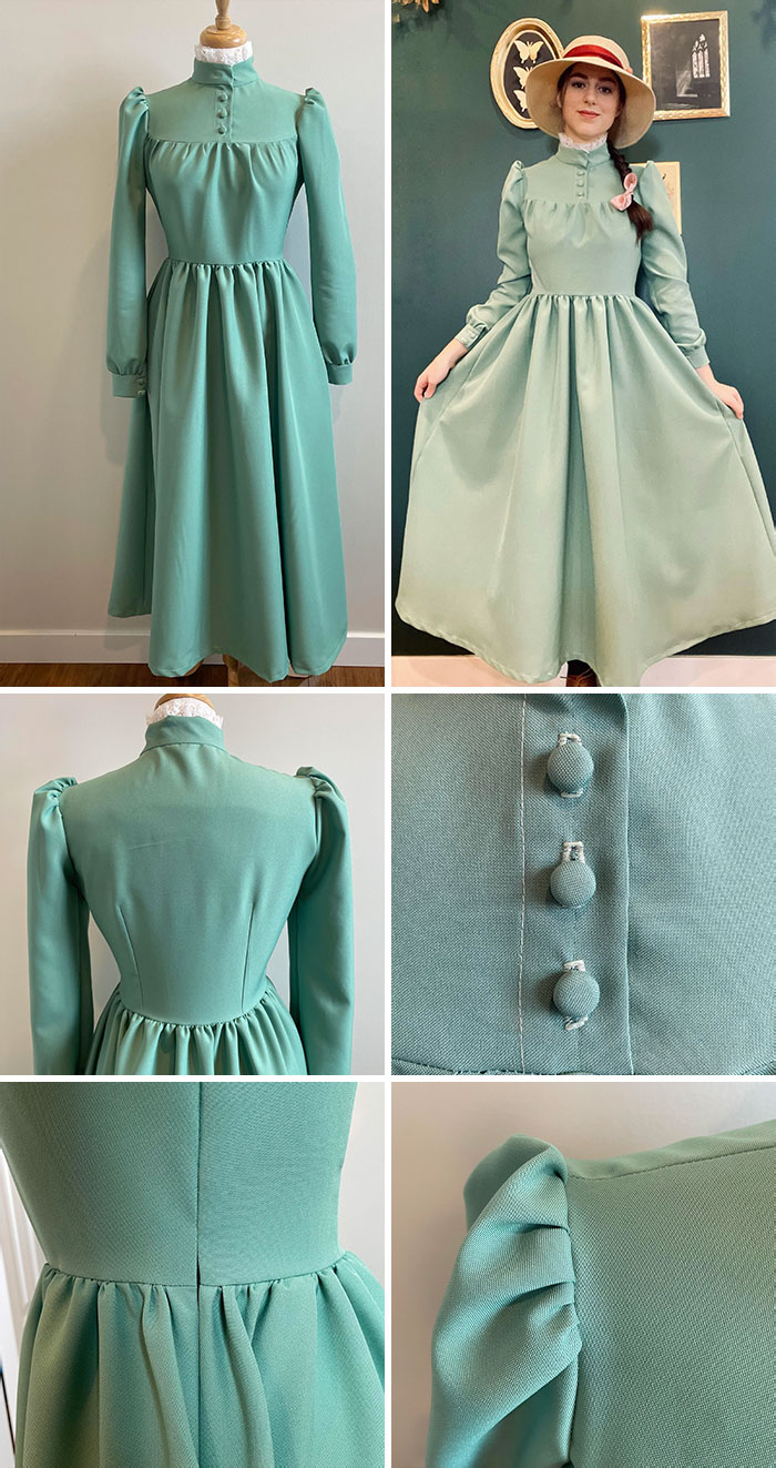 Hice el vestido de Sophie Hatter de El increíble castillo vagabundo