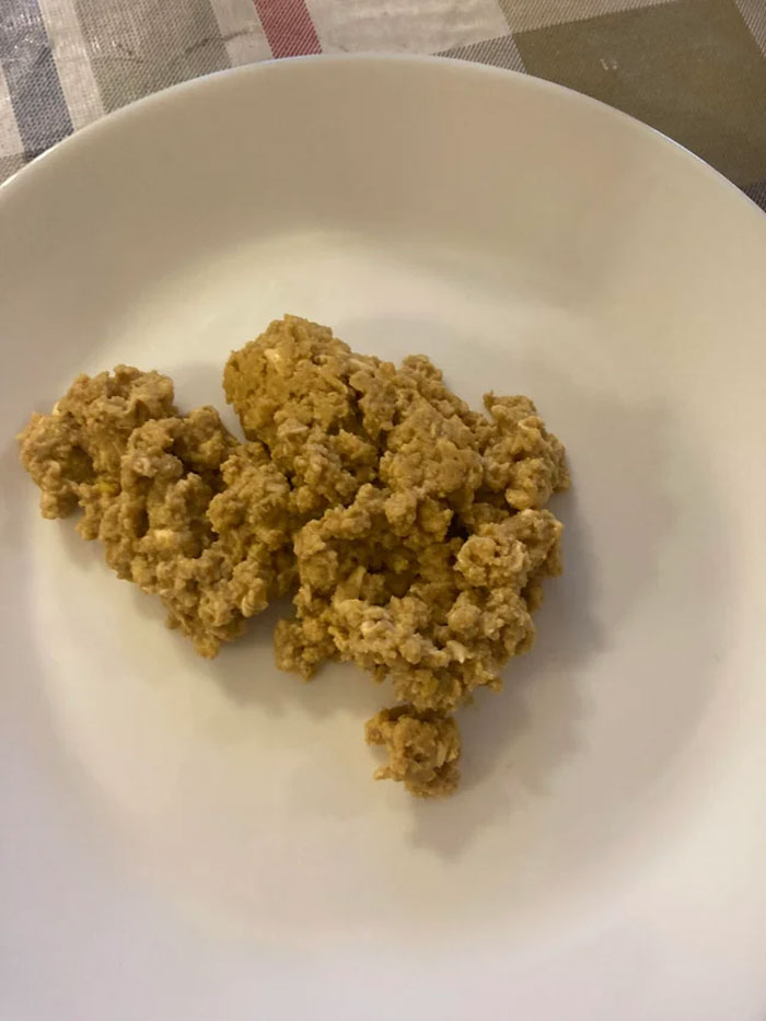 Estaba cocinando un huevo con salsa inglesa. Ahora parece caca de perro 