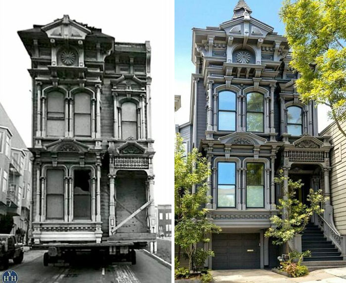 Antes y después de la mudanza