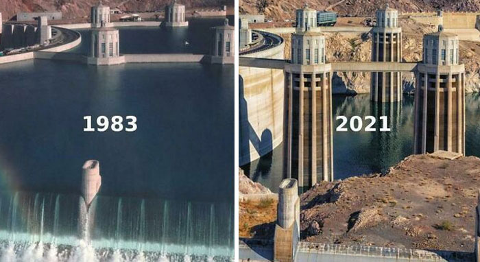 Lago Mead 1983 vs. 2021