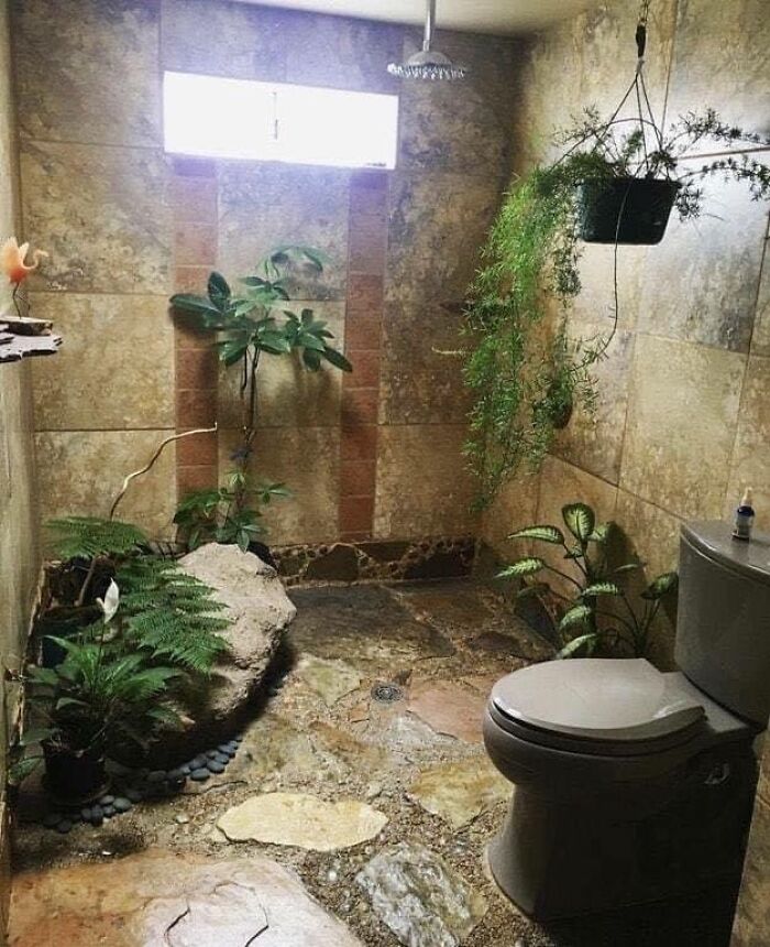 Baño inspirado en la naturaleza