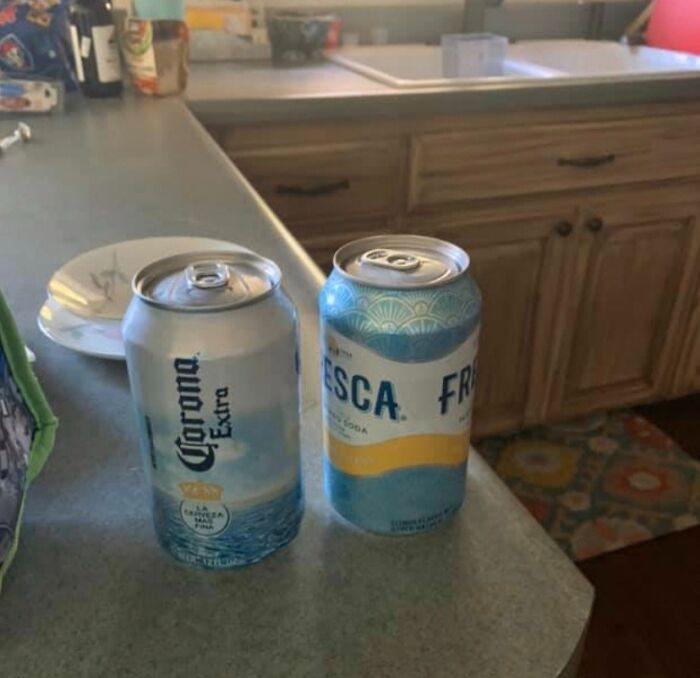 Mi hermana ha enviado hoy a mi sobrino de 11 años al colegio con lo que creía que era un refresco en el almuerzo