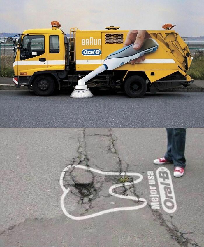 Campañas de marketing de guerrilla de Oral-B