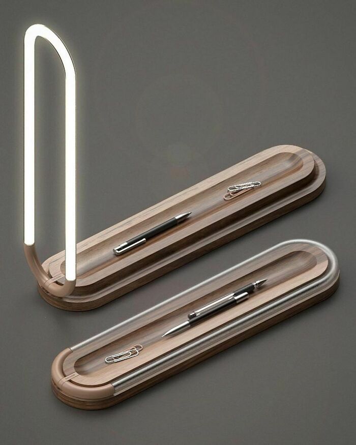 Lámpara de escritorio diseñada por Yohan Lansard Design