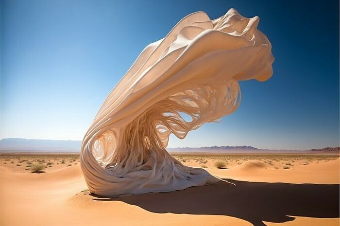 Misteriosa escultura diseñada por Joshua Vermillon