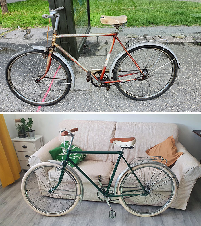 Bicicleta de 1969 que me regaló una señora que quería tirarla a la basura