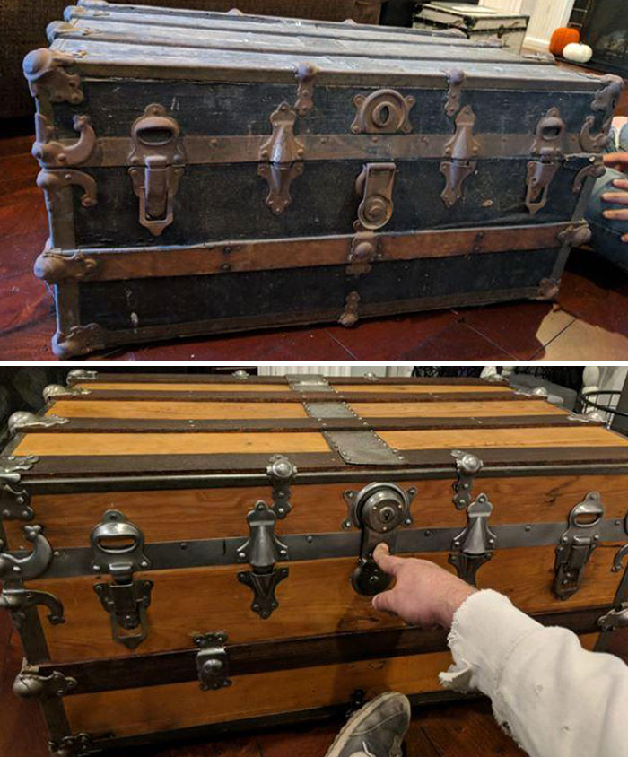 Restauración el baúl del bisabuelo (desde 1911)
