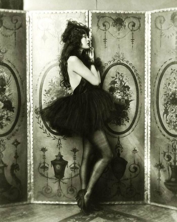Actriz de cine mudo, Delores Costello, abuela de Drew Barrymore, 1928