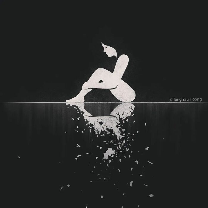 30 Clever Illustrations By Tang Yau Hoong That Make Use Of Negative Space