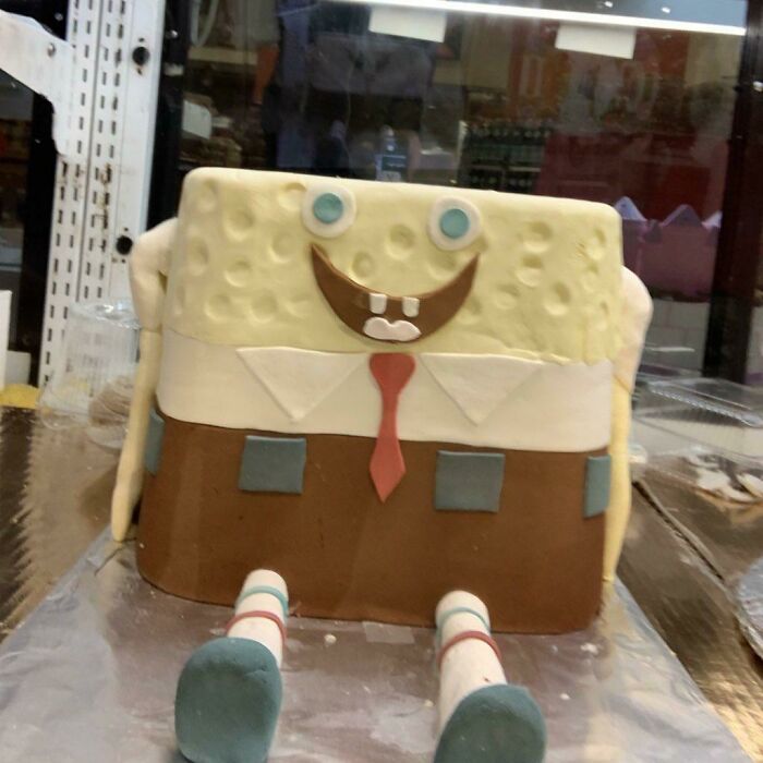 Pastel de Bob Esponja