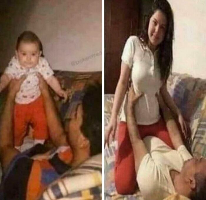 Quizás no deberías intentar recrear todas las fotos familiares