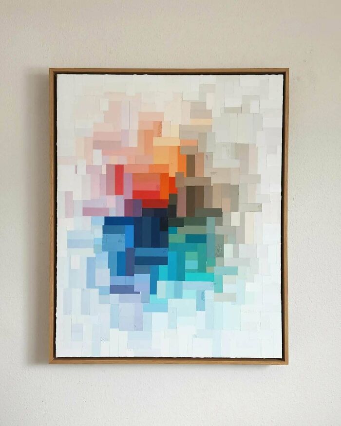 Un óleo pintado por mí