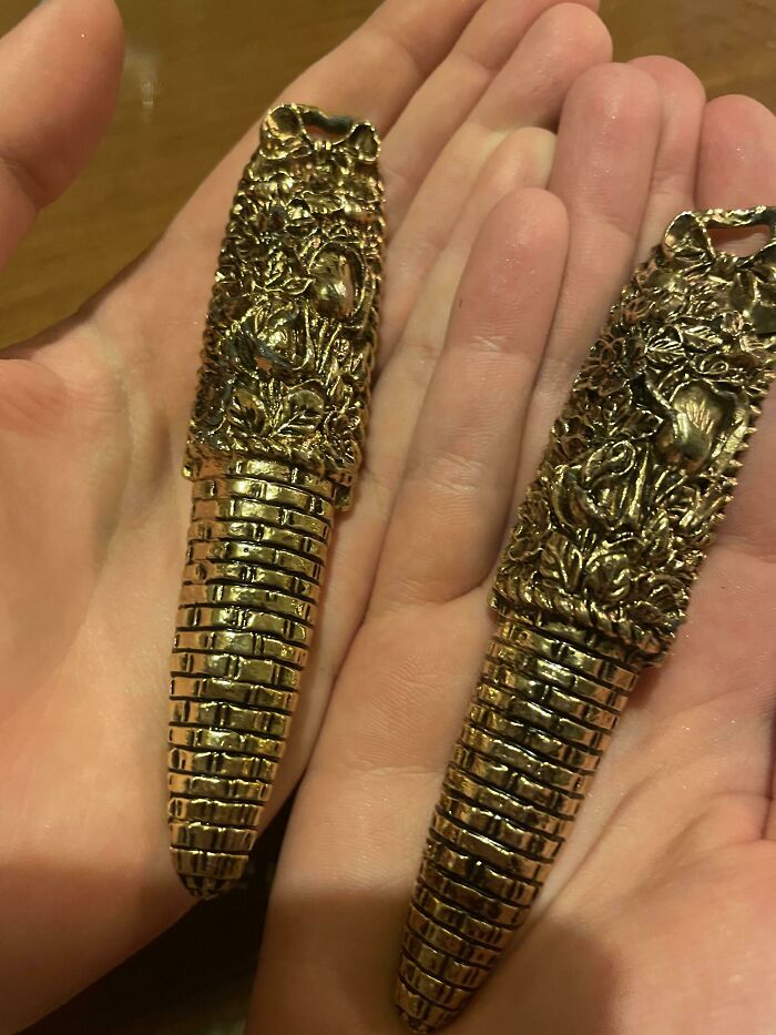 ¿Qué son estos objetos de metal pesado que encontré en una tienda de segunda mano?