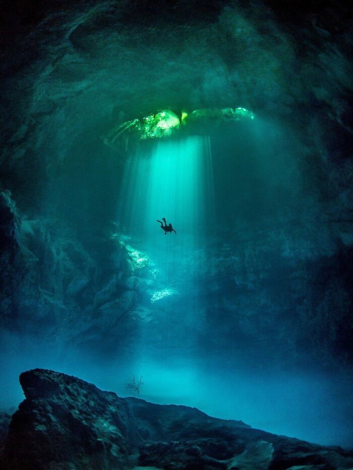 Cenote "El Pit", en Tulum, México