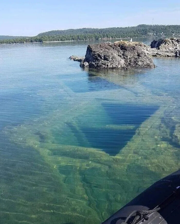 Pozos mineros abandonados en el Lago Superior, Thunder Bay, Ontario