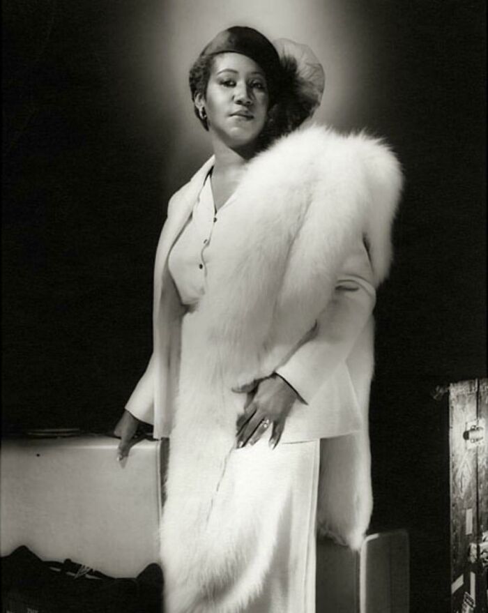 La reina del soul, Aretha Franklin, sesión de fotos para Esquire, 1982