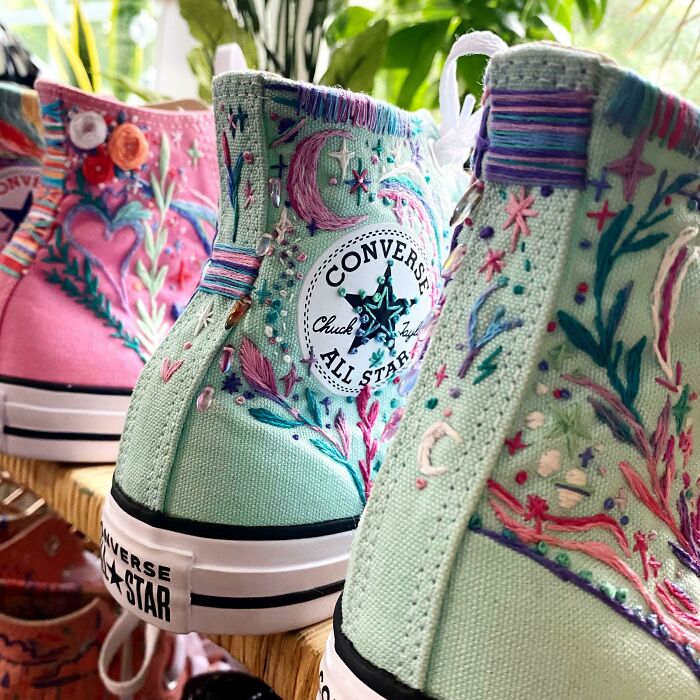 Algunos de mis bordados favoritos; quedaban muy bonitos juntos