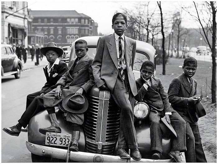 Domingo por la mañana en el South Side de Chicago, 1941