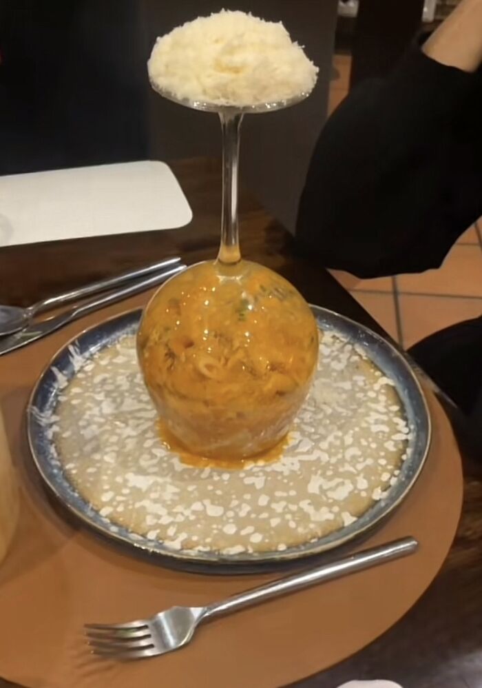 Una copa de pasta