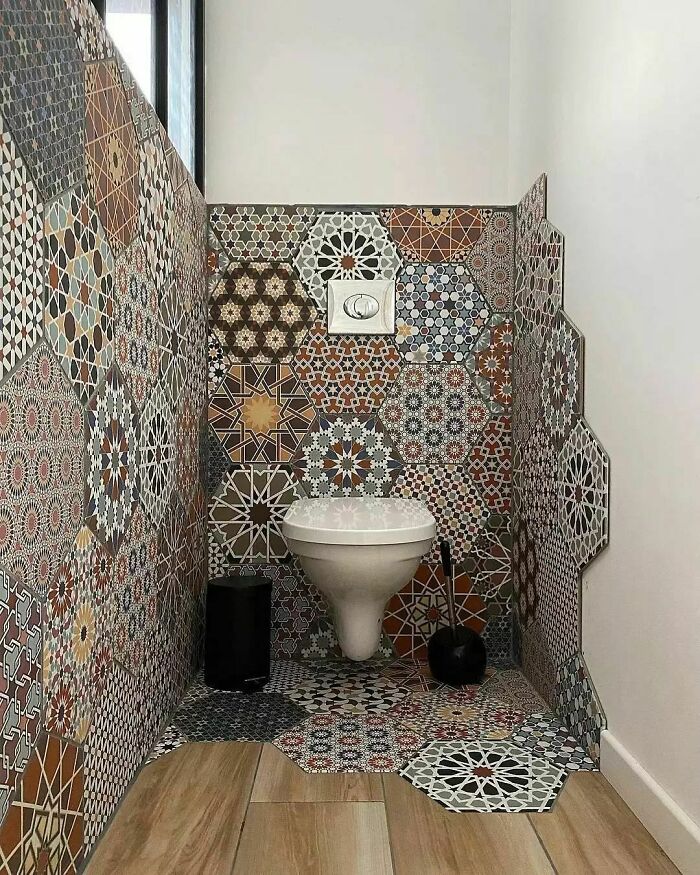 Impresionantes azulejos de baño