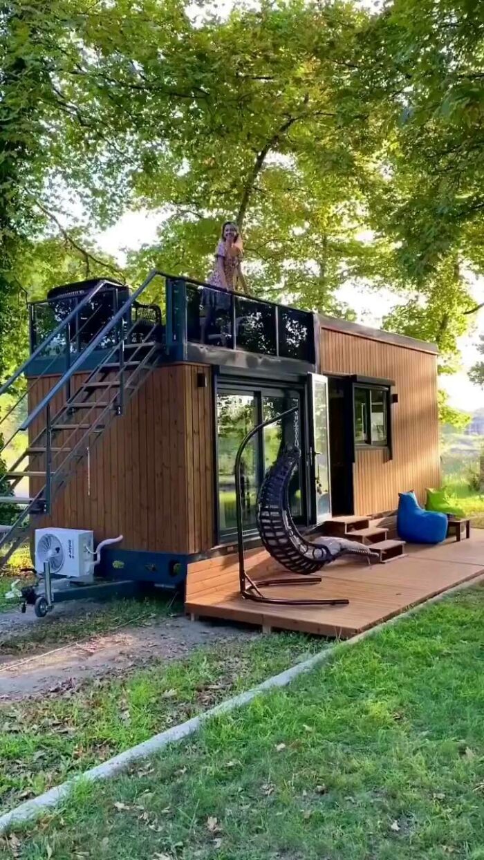 ¿Qué te parece esta preciosa casa diminuta?