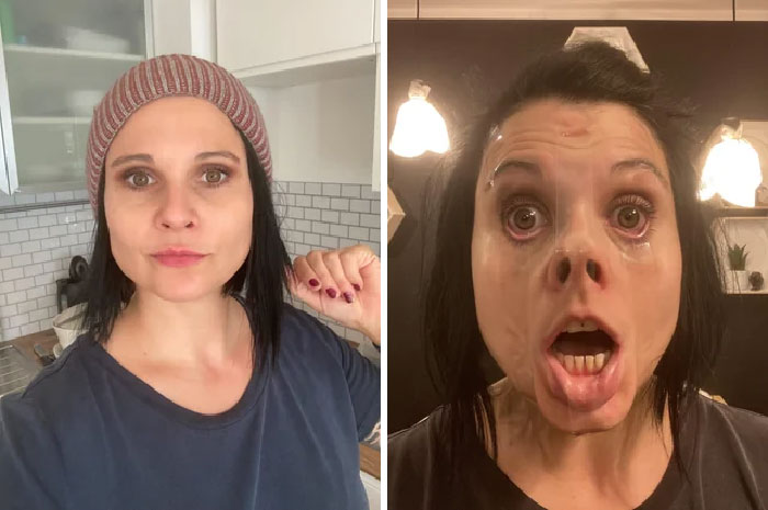 Con gorrito VS con cinta adhesiva