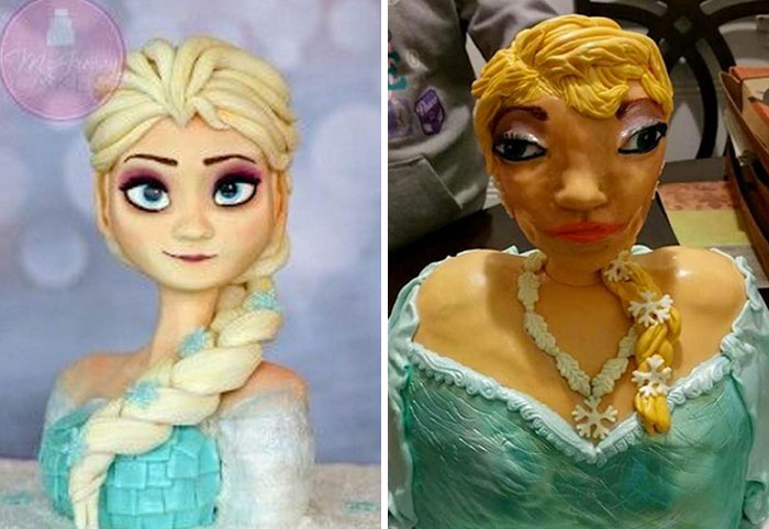 La tarta que pedí y la tarta que llegó