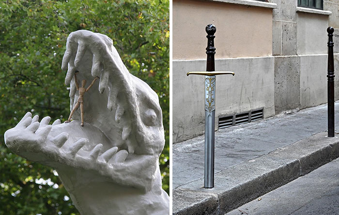 30 Divertidas e ingeniosas obras de arte en la calle creadas por este artista holandés