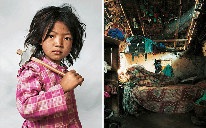 Indira, 7, Katmandú, Nepal