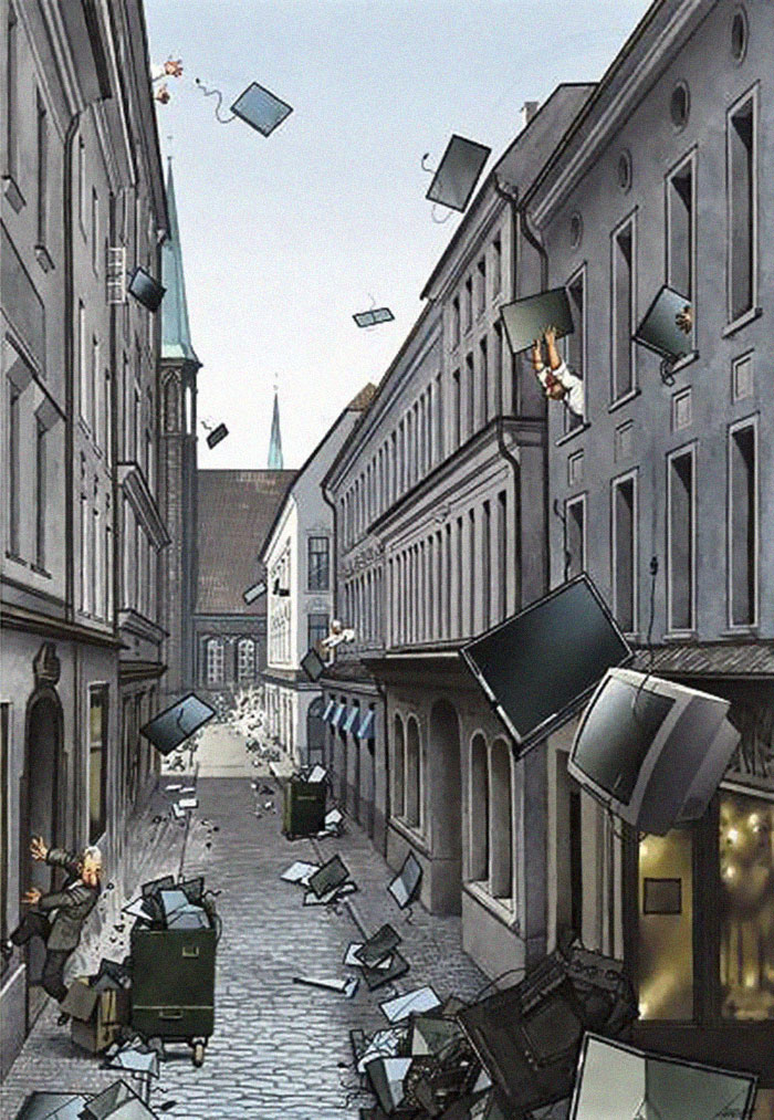 What’s Wrong With Today’s Society, As Captured In 30 Honest Illustrations By Gerhard Haderer (New Pics)