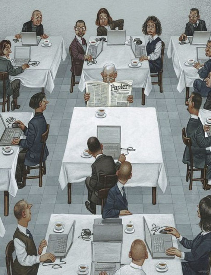 What’s Wrong With Today’s Society, As Captured In 30 Honest Illustrations By Gerhard Haderer (New Pics)