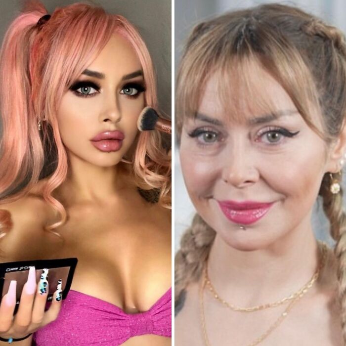 Instagram vs. realidad. Dice tener 27 años, pero… 