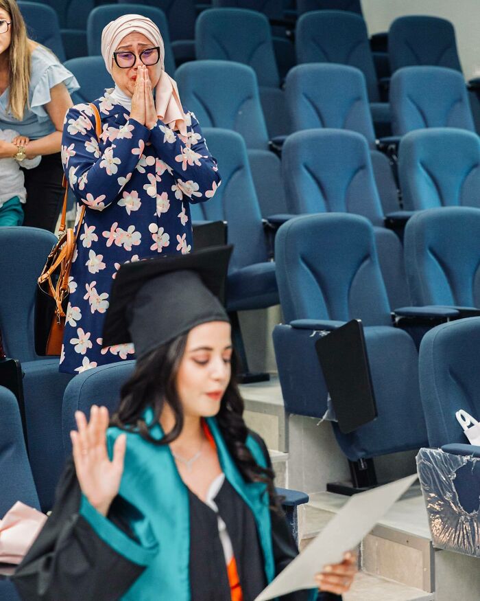 Una orgullosa mamá marroquí