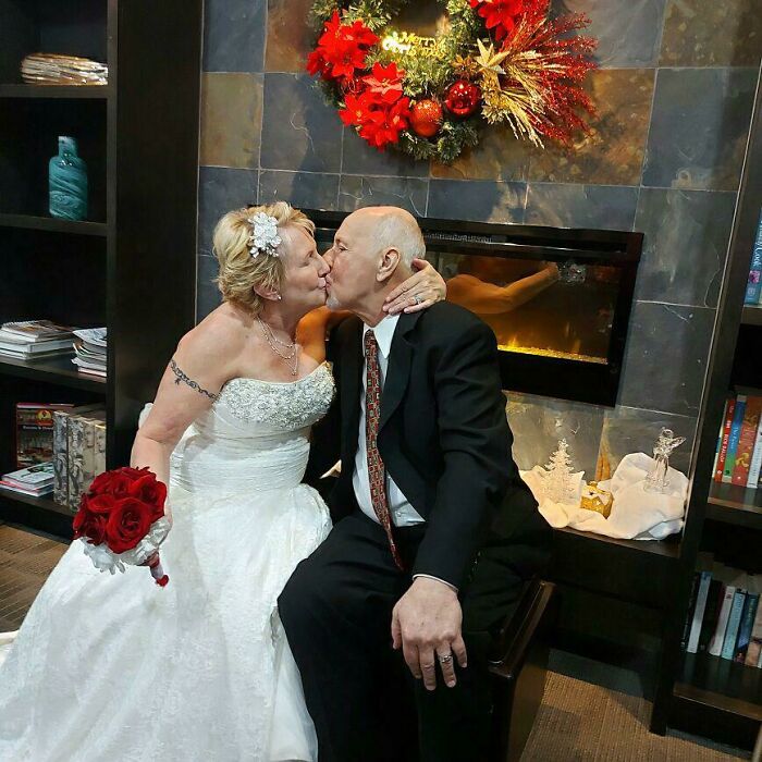Mi madre se casó con mi ahora padrastro el martes antes de que él se sometiera a un trasplante de médula ósea