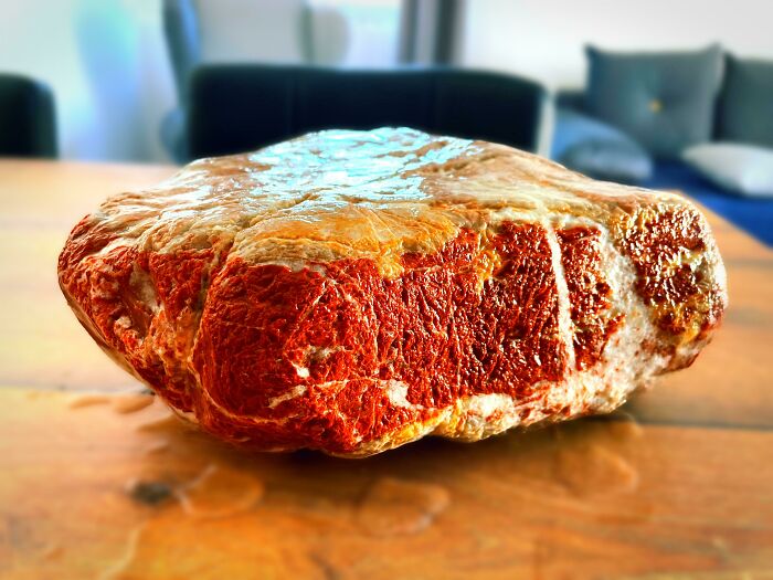 Encontré un trozo de roca que parece un filete