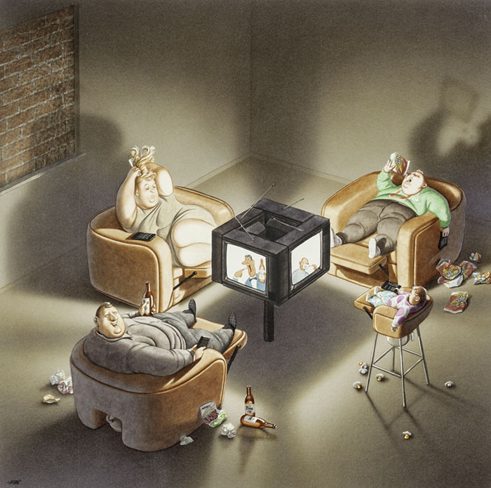 What’s Wrong With Today’s Society, As Captured In 30 Honest Illustrations By Gerhard Haderer (New Pics)