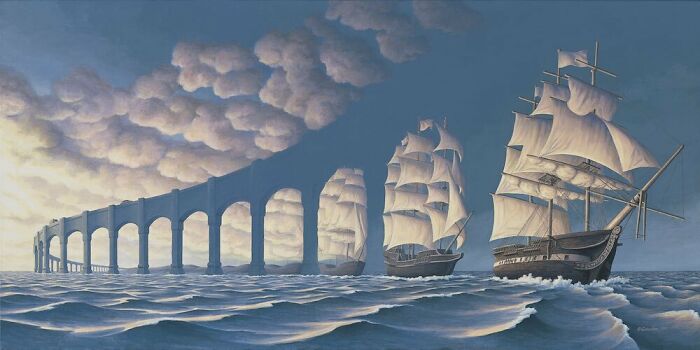 El sol se pone a navegar