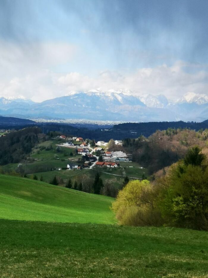 El paisaje desde mi casa. Saludos desde Eslovenia 