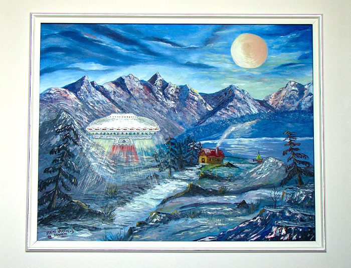Esto es lo que hizo mi madre después de ver Bob Ross en los 90