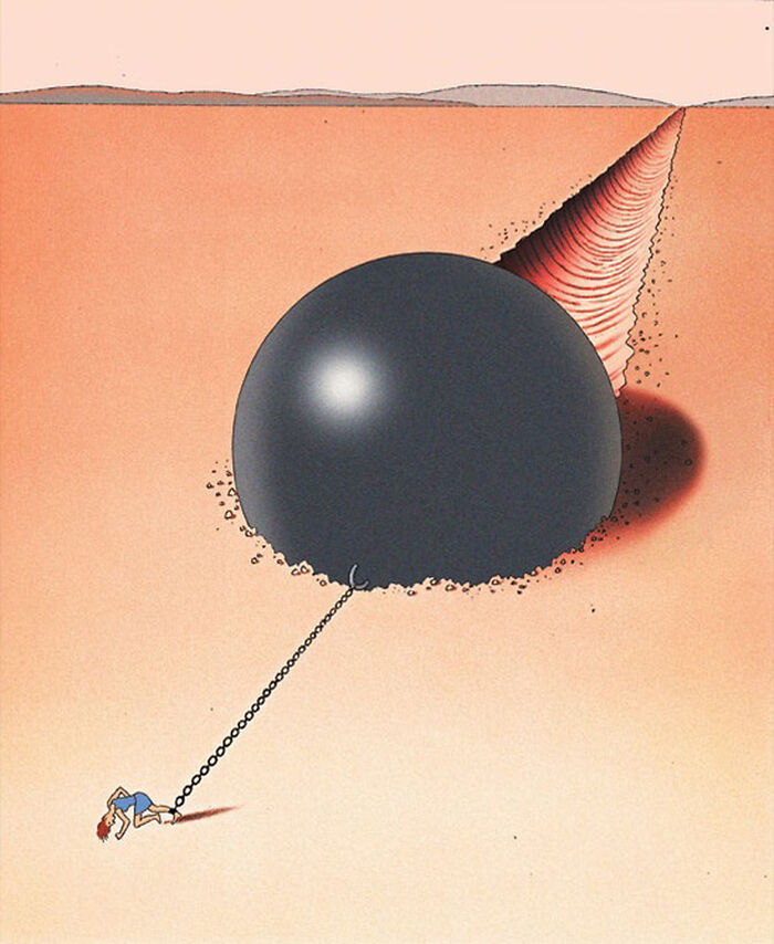 30 Illustrations Infused With Dark Humor And Optimism By Guy Billout (New Pics)