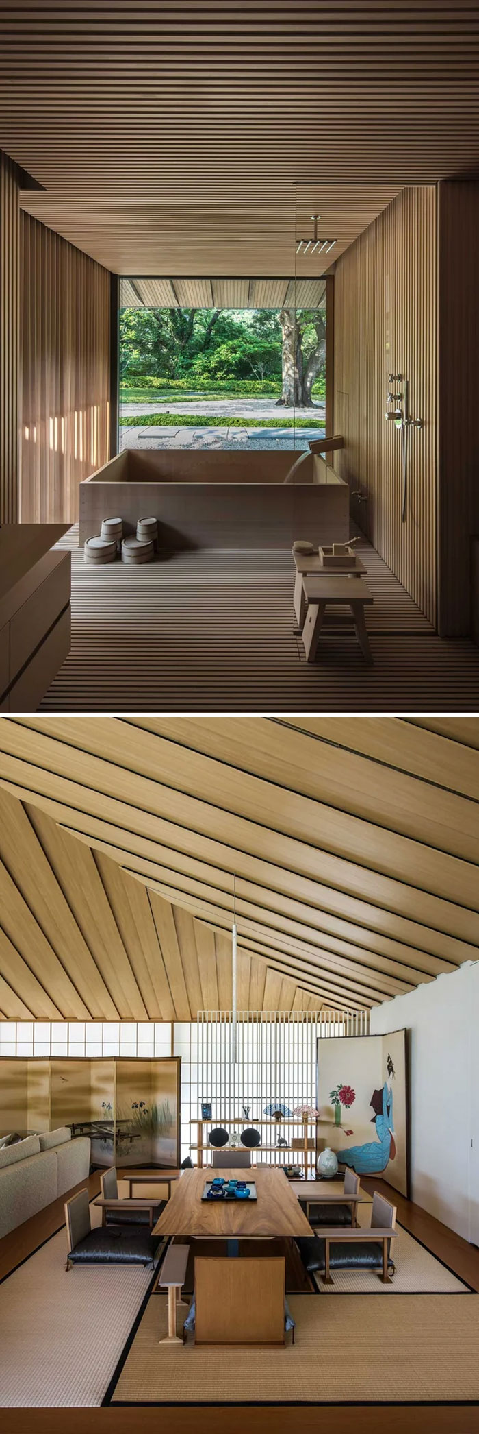 Villa Water Cherry de Kengo Kuma en la costa japonesa