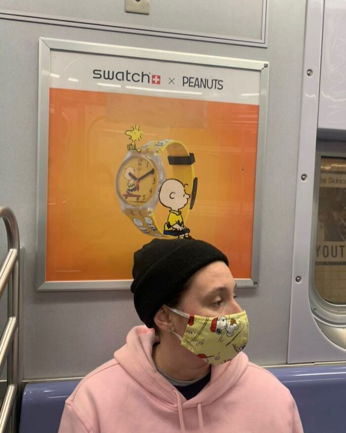 30 Of The Funniest Photos Of People Sitting Under Subway Signs That Resemble Them, As Shared On ‘Subway Creatures’